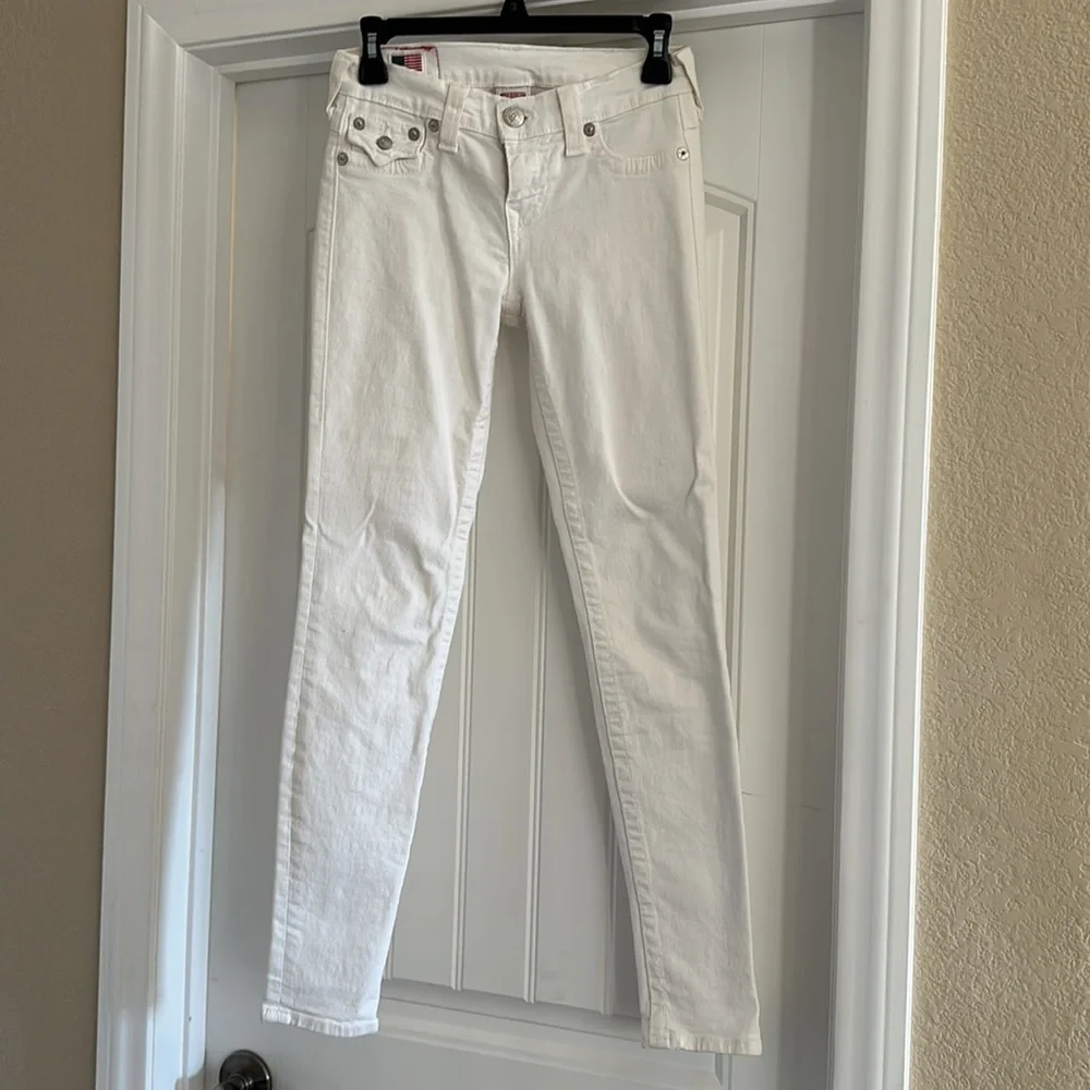 White True Religion skinny jeans - Picture 3 of 5